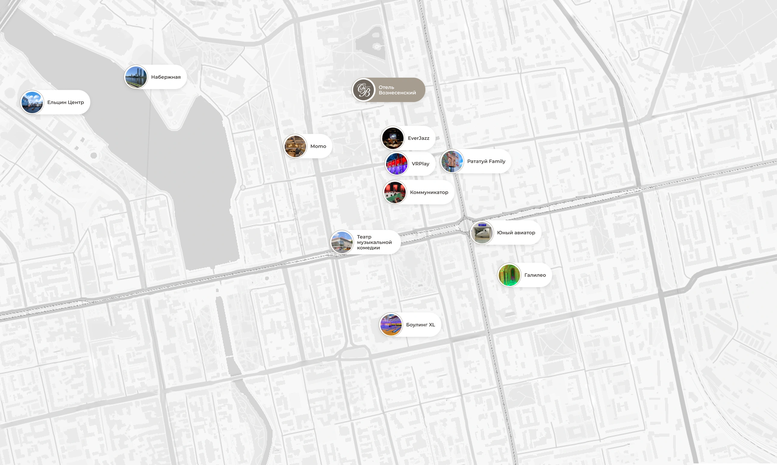 Развлечения рядом с отелем Вознесенский